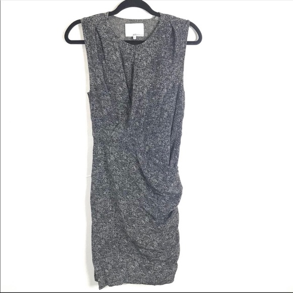 3.1 Phillip Lim | Silk Dress Size 8 Sleeveless Faux Wrap Draped - Picture 5 of 11